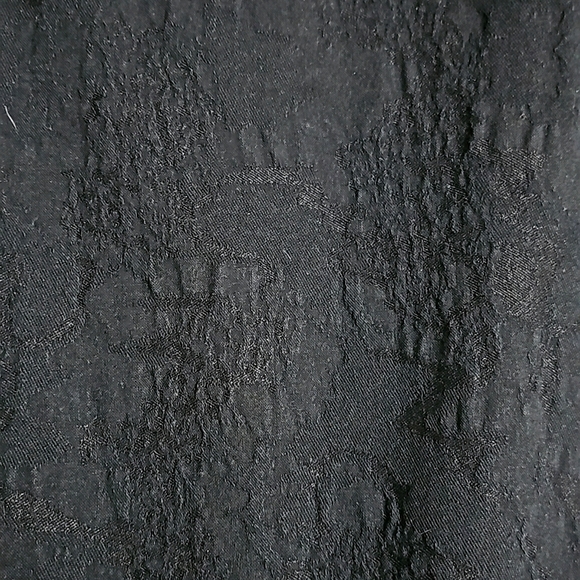 Eileen Fisher Black Textured Pull on Pants Size Medium Petite MP - Picture 4 of 8